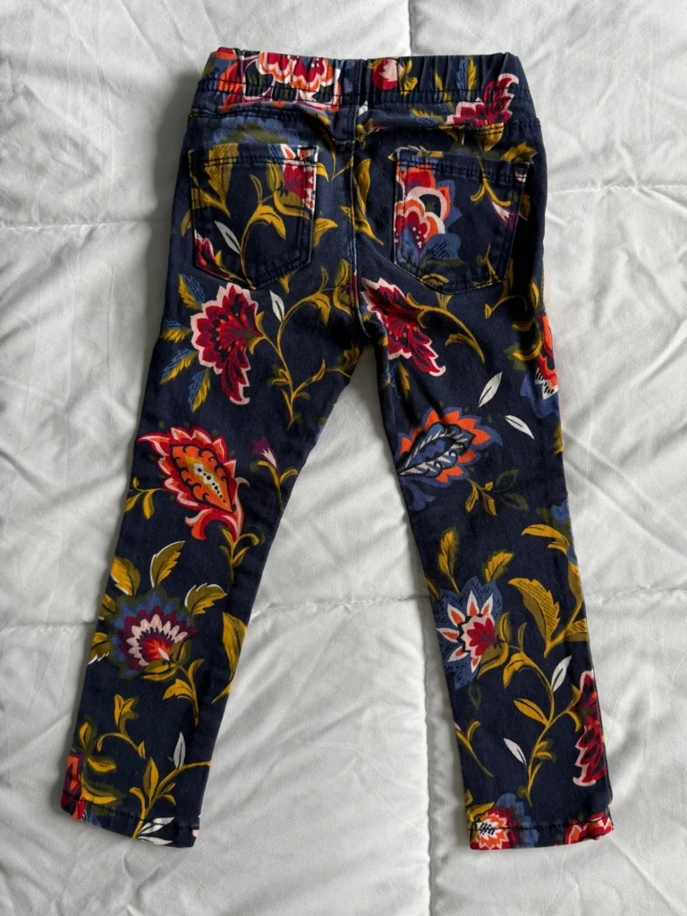 Girls 3T 4T Floral Leggings Bundle Old Navy Rare Editions 2 Pair Set